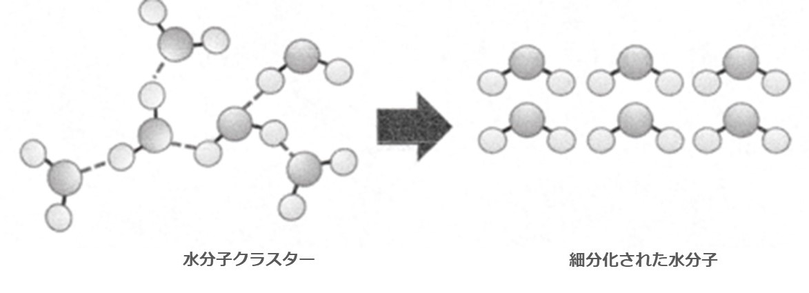 水分子模式図